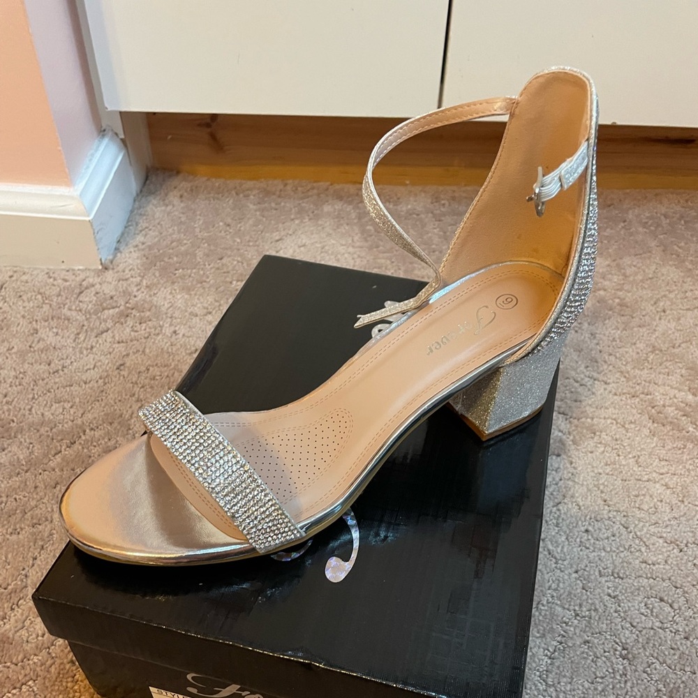 Silver shoes